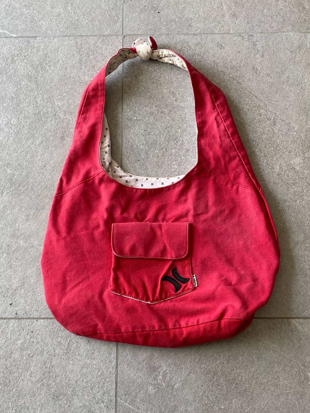 00s Red Hurley Shoulder Bag